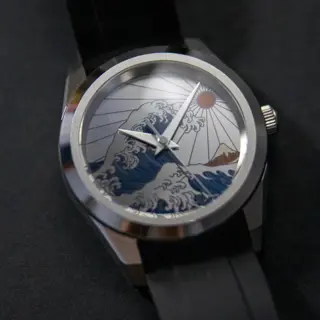 Titanium Kanagawa Dial Seiko Mod