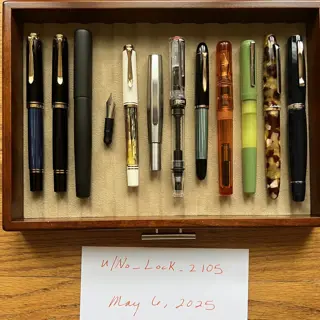 Pelikan, London Pen Co., Fifty4T, TWSBI, Franklin-Christoph, Scribo, Stalogy, Galen Leather