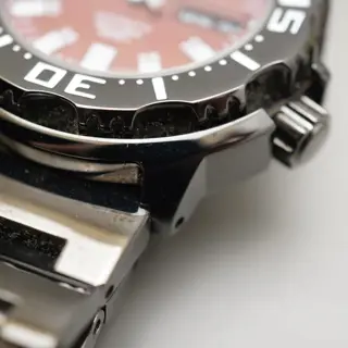 Seiko SZEN007 7S26-03G0 Red Night Monster Black Ion Plated Automatic Watch - $350