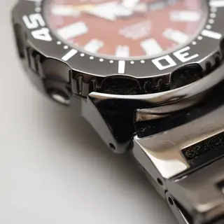 Seiko SZEN007 7S26-03G0 Red Night Monster Black Ion Plated Automatic Watch - $350