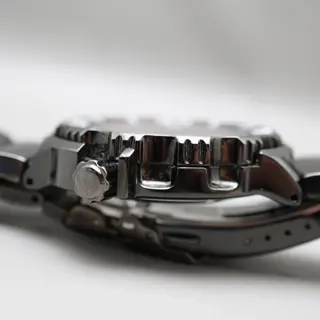 Seiko SZEN007 7S26-03G0 Red Night Monster Black Ion Plated Automatic Watch - $350
