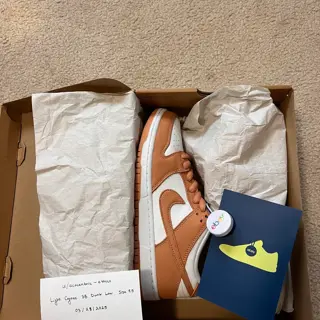 DS Nike Light Cognac SB Dunk Low Size 9.5 $120
