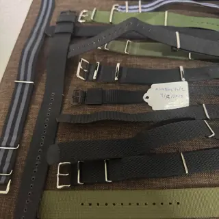 [repost] Lot of 15 Assorted Nato and Perlon Canvas Straps 18/20/22mm