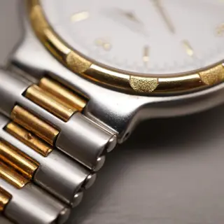 Vintage Longines L1.613.3 Two Tone Conquest V.H.P. Swiss Quartz Watch - $195