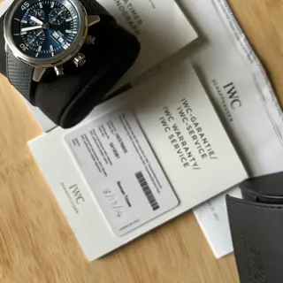 IWC Aquatimer Cousteau Chronograph IW376805 Recent Service
