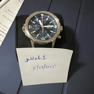IWC Aquatimer Cousteau Chronograph IW376805 Recent Service