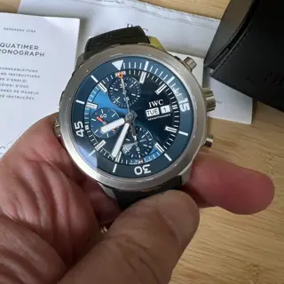 IWC Aquatimer Cousteau Chronograph IW376805 Recent Service