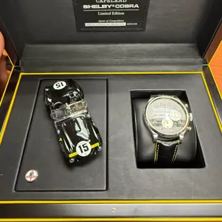 BAUME & MERCIER CAPELAND SHELBY COBRA 1963 SPIRIT OF COMPETITION $3500 Shipped