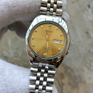 Seiko SNXC19J5 Golden Dial JDM Watch. $130 Shipped.