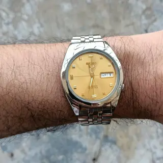 Seiko SNXC19J5 Golden Dial JDM Watch. $130 Shipped.