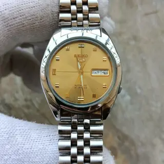 Seiko SNXC19J5 Golden Dial JDM Watch. $130 Shipped.