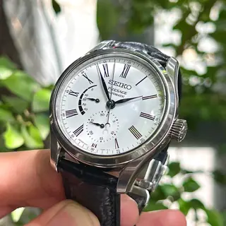 Seiko Presage Enamel Dial Power Reserve SPB045J1 | $530