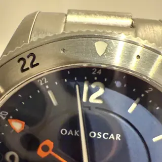 Oak and Oscar Humboldt GMT, Navy Dial