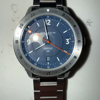 Oak and Oscar Humboldt GMT, Navy Dial