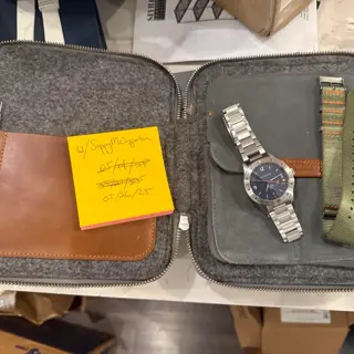 Oak and Oscar Humboldt GMT, Navy Dial