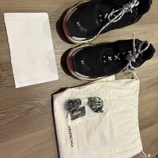 Balenciaga Triple S - Size 41 - Black/Red/White - $175 Shipped