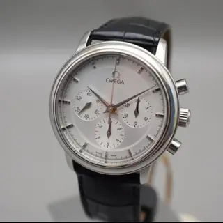 Omega Deville Prestige Cal.861 Silver Dial Handwound Chronograph Swiss Watch - $1650