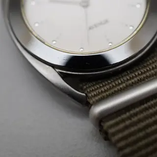 Vintage 1994 Seiko Avenue SAKC047 7N01 White Dial Black Case Quartz Watch - $90