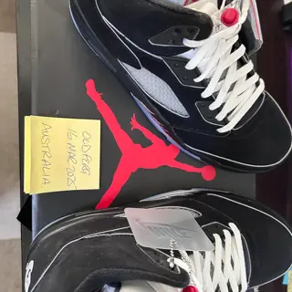 Jordan 5 Reimagined Black Metallic US11 $450 Australia