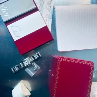 ***Cartier Tank ***Cartier Stainless Automatic TANK FRANÇAISE Watch Model 2302 Box And Papers 🔥