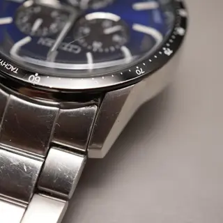 Citizen E820-S122635 Eco-Drive Blue Dial Solar Quartz Watch - $75