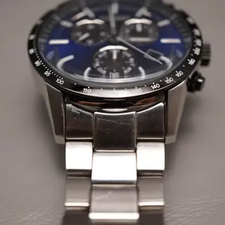 Citizen E820-S122635 Eco-Drive Blue Dial Solar Quartz Watch - $75