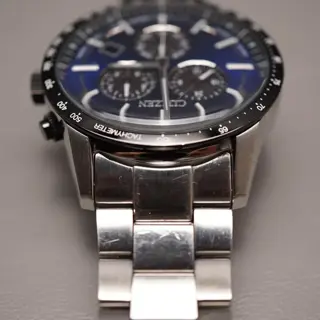 Citizen E820-S122635 Eco-Drive Blue Dial Solar Quartz Watch - $75