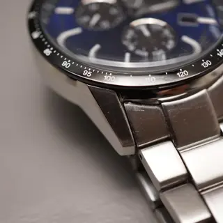 Citizen E820-S122635 Eco-Drive Blue Dial Solar Quartz Watch - $75