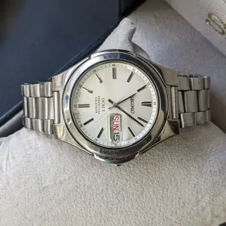 1990 Seiko Vintage Watch Model Dolce Perpetual calendar Day/Date Watch 8f33-0030, Price 145$ (includes shipping)