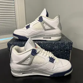 Jordan 4 midnight navy Sz 8.5 worn 1x og all $150