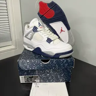 Jordan 4 midnight navy Sz 8.5 worn 1x og all $150