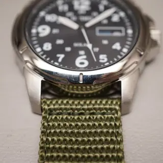 New Seiko Spirit SBPX025 V158 Dark Grey Dial JDM Solar Quartz Field Watch - $175