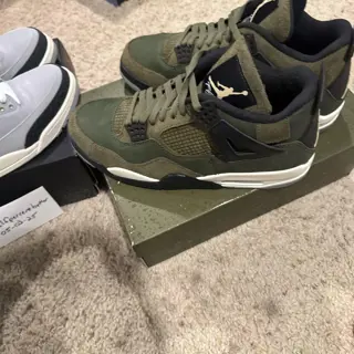 Jordan 3-4 size 10.5. Jordan 3 Chlorophyll, Jordan 4 Flight Nostalgia, Jordan 4 Craft Medium Olive. $300 shipped and invoiced for all.