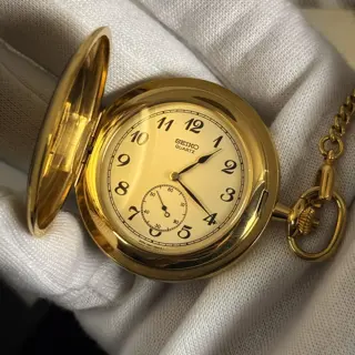 SEIKO POCKET WATCH - JAPAN PRIME MINISTER'S GIFT 1997 7N07-001A - LIKE NEW (NOS)