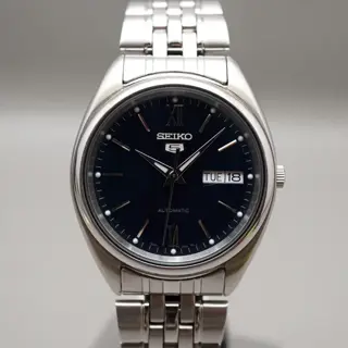 Seiko 5 SNXA21 7S26 Deep Dark Jade Green Dial Automatic Watch - $135