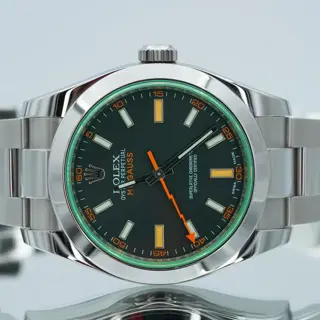 2018 Rolex Milgauss 116400GV 40mm Black Dial Stainless Steel BOX/PAPERS!