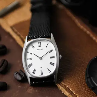 Seiko Chariot manual winding watch 2220-7260/ hi beat 28800 - Case like PATEK PHILIPPE ✨ | ELLIPSE - $259