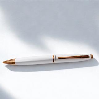 Cross Bailey White & Rose Gold Refillable Ballpoint Pen Medium Point