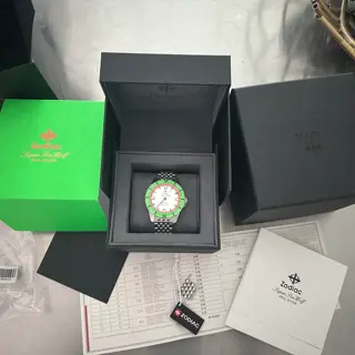 Zodiac Super Sea Wolf Pro Diver ZO3556 Bright Green Watermelon - $1100