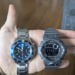 Seiko SSC741P1 Save the Ocean Prospex Solar Chronograph and Solar Bluetooth G-Shock GBD800UC-8
