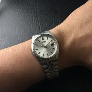 Vintage Seiko Automatic - 7025-8100 - Datejust - Sunburts Silver Dial - March 1978