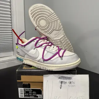 Nike dunk low off white lot 48 of 50 Sz 9 og all $220