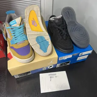 Jordan 4 Union Sz 9 $160 dunk low undft Sz 6 $100