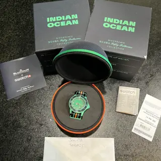 Swatch/Blancpain Fifty Fathoms Indian Ocean BNIB - $400