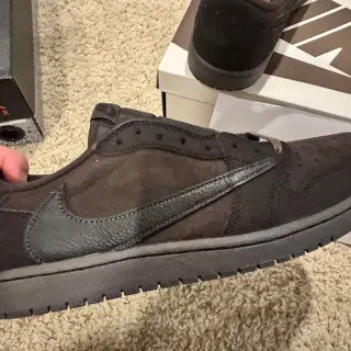 DS Jordan 1 Low Travis Scott Velvet size 11m: $340 invoiced and shipped