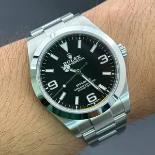 Rolex Explorer 1 39mm Ref. 214270 Mark 2 Full Set 2020 Excellent Condition