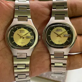 Pair of Vintage Seiko Actus – Ref. 7019-5010 – Automatic – 💲150 Shipped for both⛓️