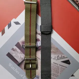 Watches of Espionage Five Eye Nylon & Glomar Explorer Watch straps, 20mm