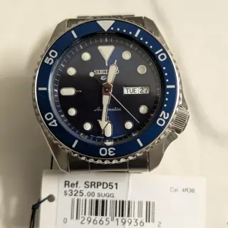 Seiko SRPD51 “5KX” Blue Dial Diver – Unworn, Box + Tag – $185 Shipped (CONUS)