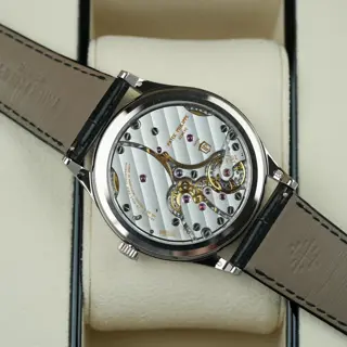 2023 Patek Philippe Calatrava Gray 39mm 18k White Gold 6119G-001 Complete